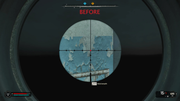 《潛行者2:切爾諾貝利之心》移除瞄準(zhǔn)鏡黑環(huán)MOD