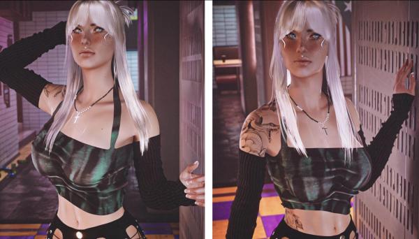 《賽博朋克2077》小凌亂上衣MOD