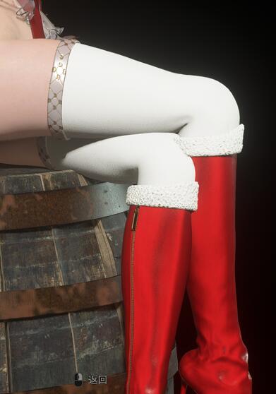 《生化危機4：重制版》艾達阿什莉圣誕裝白色絲襪MOD[需要DLC]