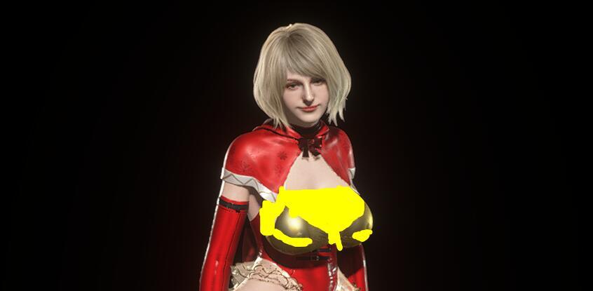 《生化危機4：重制版》艾達阿什莉圣誕裝金色內衣MOD[需要DLC]