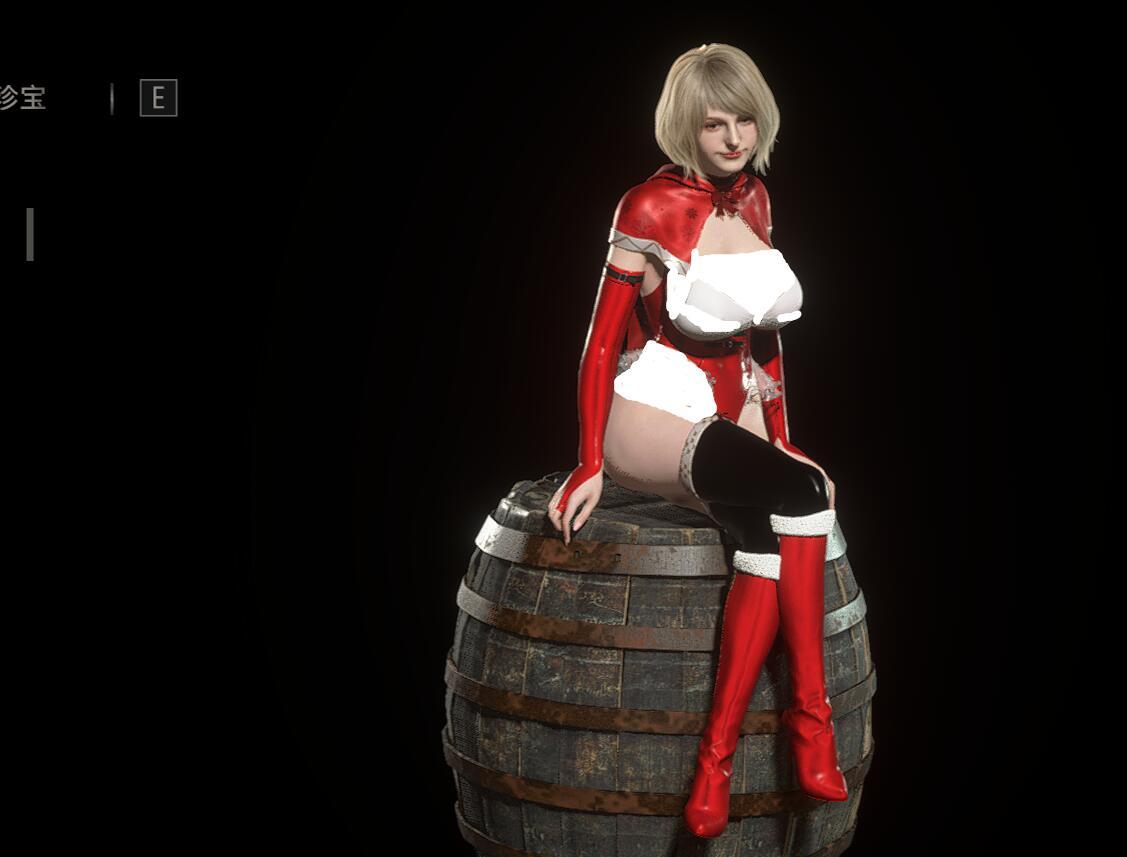 《生化危機4：重制版》阿什莉性感AA圣誕裝MOD