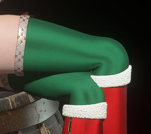 《生化危機4：重制版》艾達阿什莉圣誕裝綠色絲襪MOD[需要DLC]