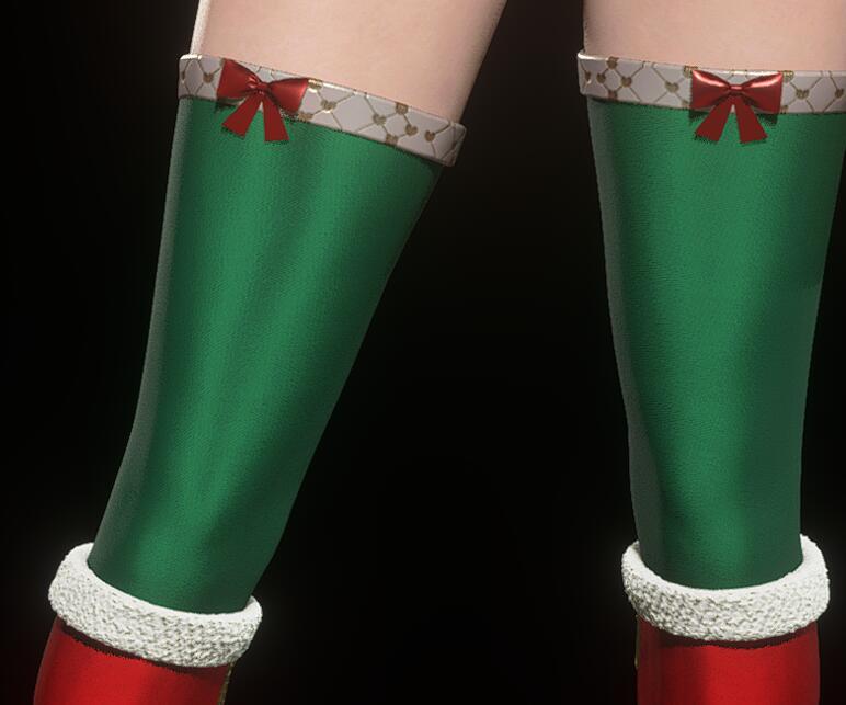 《生化危機4：重制版》艾達阿什莉圣誕裝綠色絲襪MOD[需要DLC]