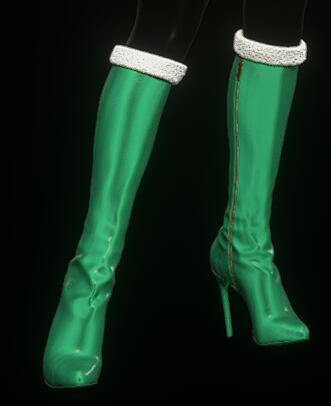 《生化危機4：重制版》艾達阿什莉圣誕裝綠色靴子MOD[需要DLC]