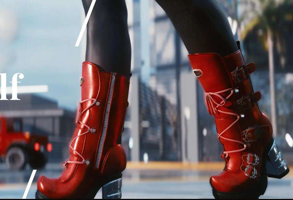 《賽博朋克2077》迷失自我高跟靴MOD