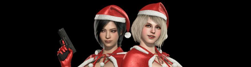 《生化危機(jī)4：重制版》艾達(dá)阿什莉淘氣圣誕裝無(wú)打底MOD[需要DLC]