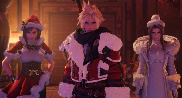 《最終幻想7:重制版》蒂法愛麗絲克勞德圣誕節(jié)合集MOD