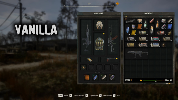 《潛行者2:切爾諾貝利之心》庫(kù)存界面居中MOD