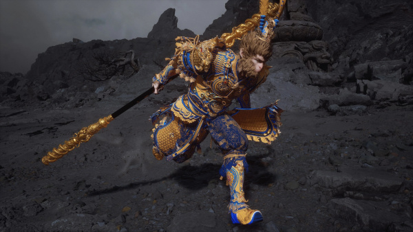 《黑神話:悟空》大圣套與金箍棒的藍(lán)橙配色MOD