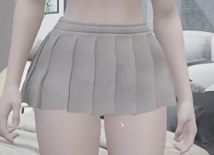 《致命解藥》超短褶皺裙MOD