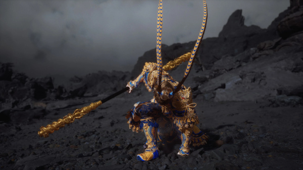 《黑神話:悟空》大圣套與金箍棒的藍(lán)橙配色MOD