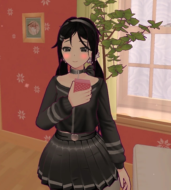 《米塔MiSide》純黑配色服裝MOD