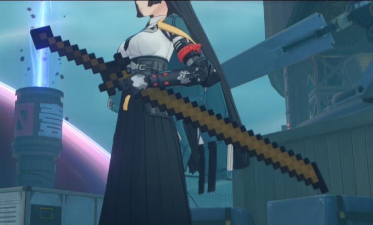 《絕區(qū)零》我的世界鉆石刀MOD