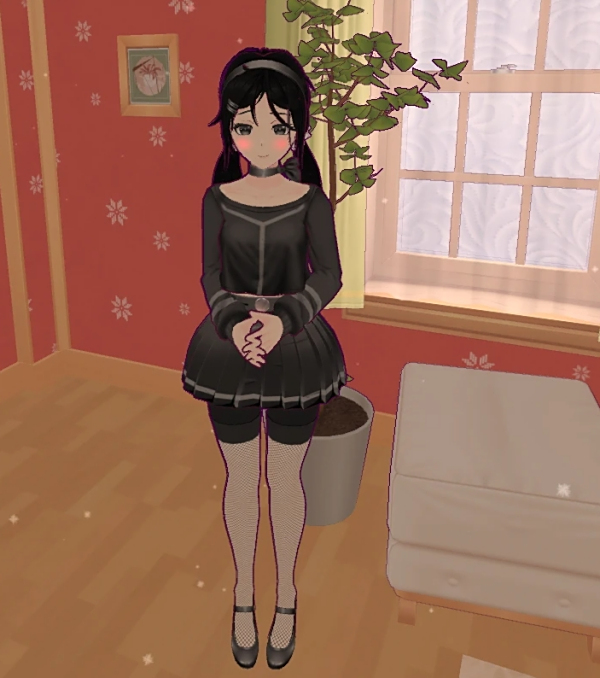 《米塔MiSide》純黑配色服裝MOD