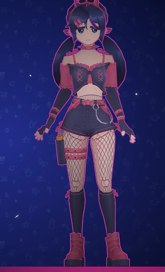 《米塔MiSide》迷你游戲的哥特風格米塔MOD