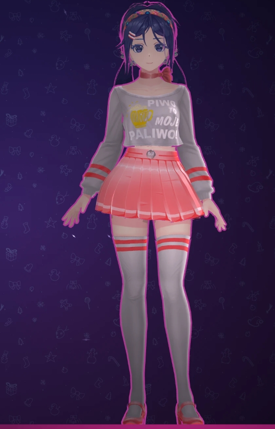 《米塔MiSide》波蘭國旗配色服裝MOD