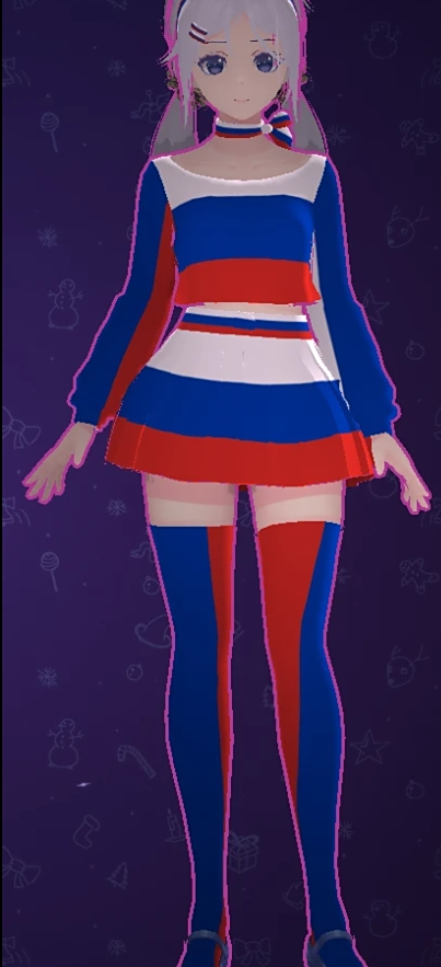 《米塔MiSide》俄羅斯配色服裝米塔MOD