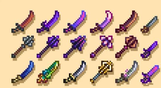 《星露谷物語》武士刀和狼牙棒MOD