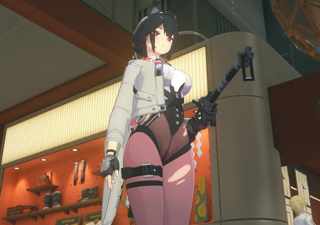 《絕區(qū)零》星見雅性感緊身束發(fā)MOD