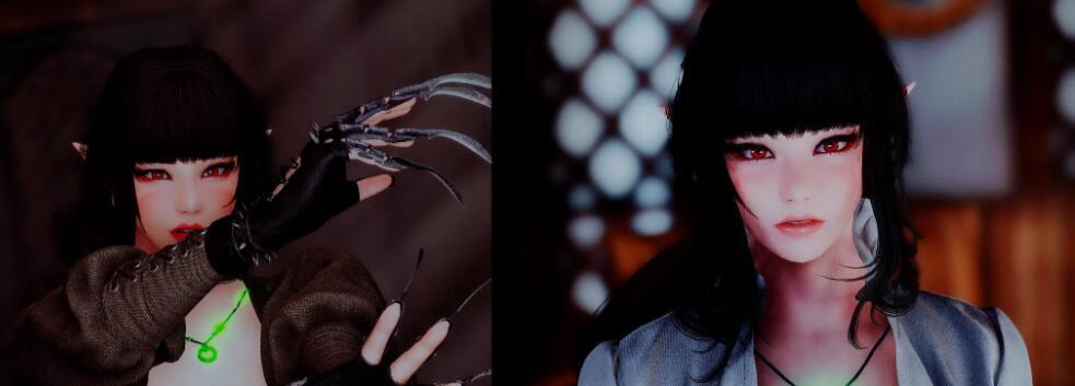 《上古卷軸5:天際重制版》COCOCBBE惡魔爪套裝MOD