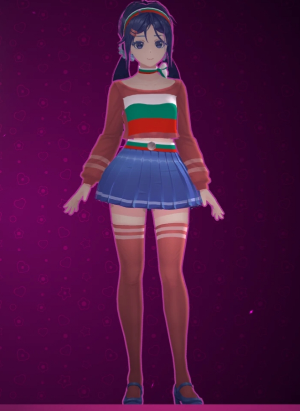 《米塔MiSide》保加利亞國旗配色服裝米塔MOD