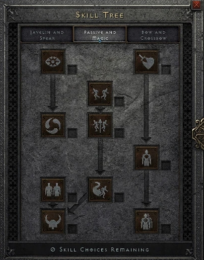 《暗黑破壞神2重制版》更好的技能樹MOD