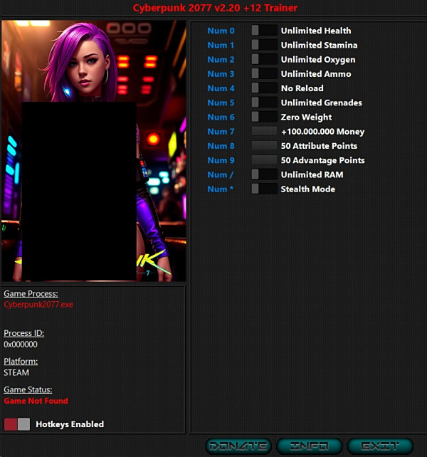 《賽博朋克2077》修改器整合包