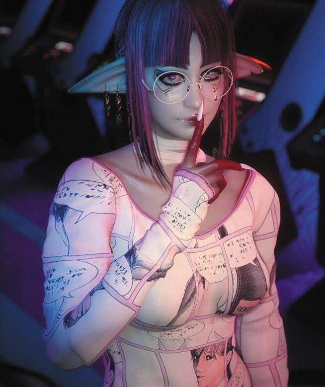 《賽博朋克2077》哥特服裝Pt7MOD