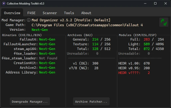 《輻射4》集體模組工具包MOD