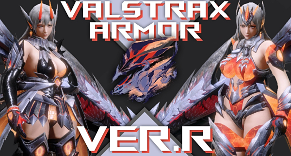 《怪物獵人：崛起》赫耀天慧龍裝備清涼化MOD【替換原版同名裝備】