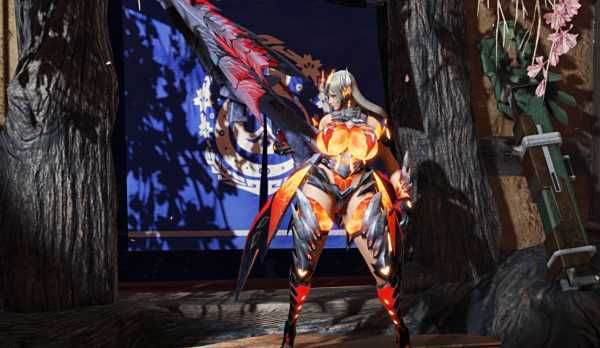 《怪物獵人：崛起》赫耀天慧龍裝備清涼化MOD【替換原版同名裝備】