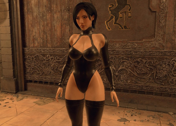 《生化危機4:重制版》艾達黑色乳膠衣MOD