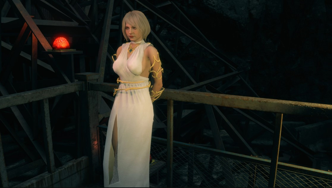 《生化危機(jī)4：重制版》阿什莉博得之門(mén)3優(yōu)雅禮服MOD