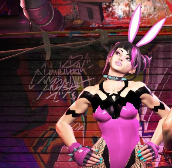 《街頭霸王6》韓蛛俐C1皮膚紋理兔女郎v1.6MOD