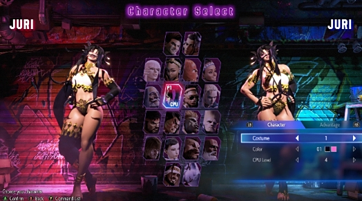 《街頭霸王6》朱莉角色外觀mod整合包