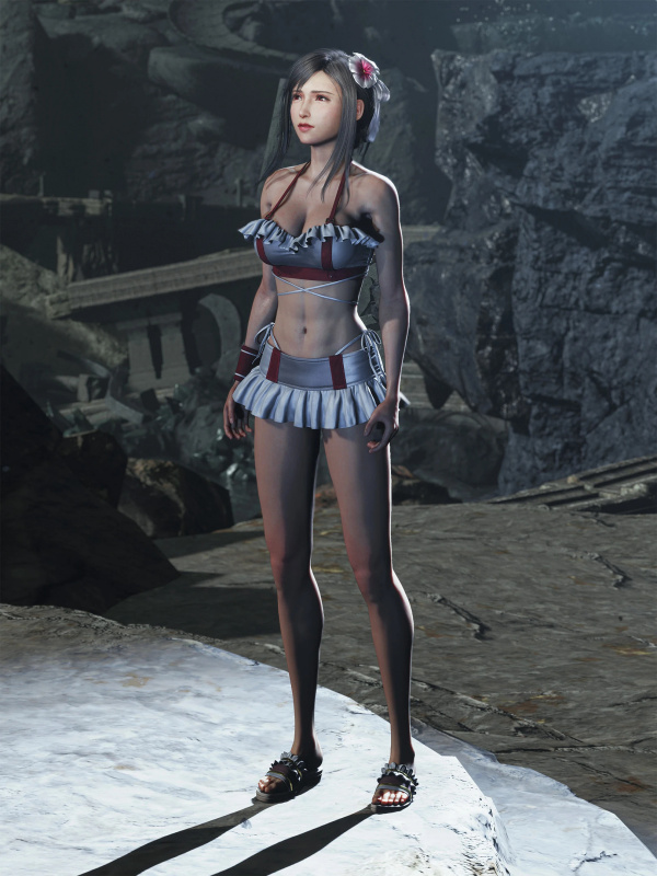 《最終幻想7：重生》蒂法閃耀精神重色MOD