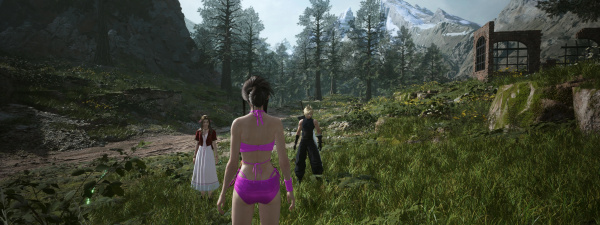 《最終幻想7：重生》蒂法的粉色比基尼MOD