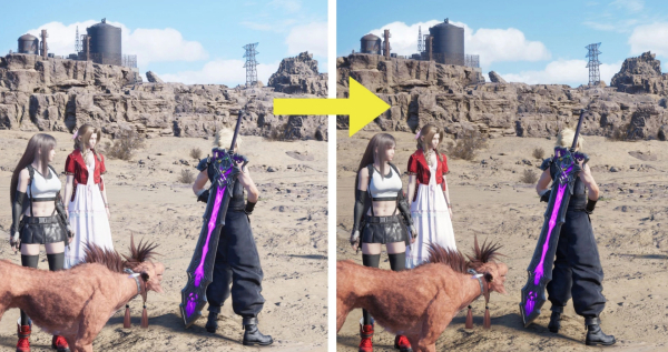 《最終幻想7：重生》減少過度曝光ReShade預設MOD