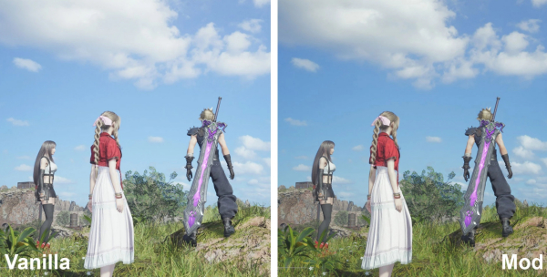 《最終幻想7：重生》減少過度曝光ReShade預設MOD