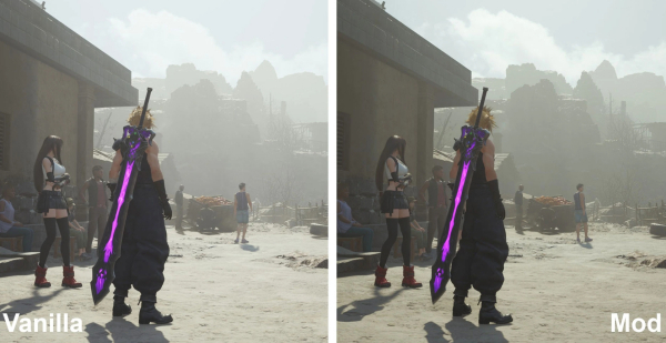 《最終幻想7：重生》減少過度曝光ReShade預設MOD