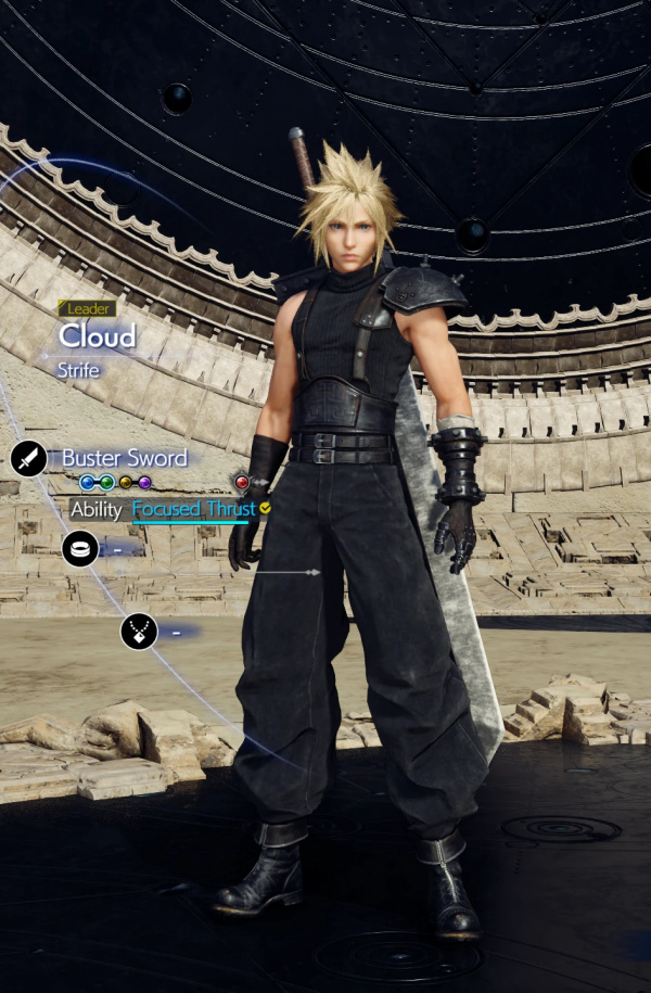 《最終幻想7：重生》克勞德黑色服裝MOD