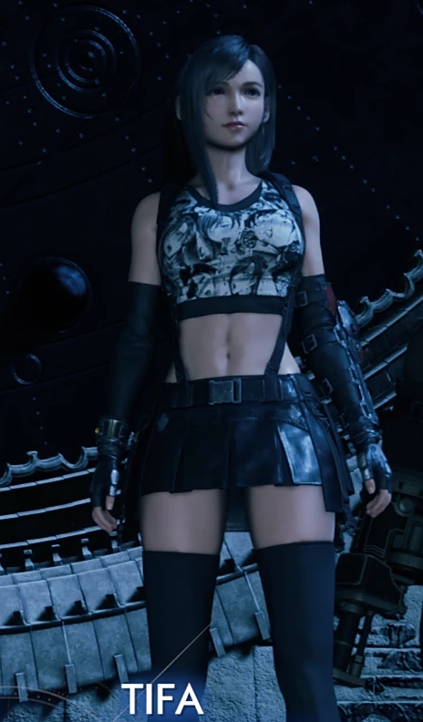《最終幻想7:重生》蒂法?阿黑顏上衣MOD