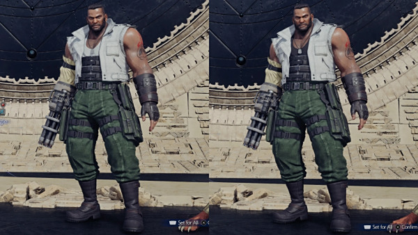 《最終幻想7:重生》巴雷特服裝顏色更改MOD