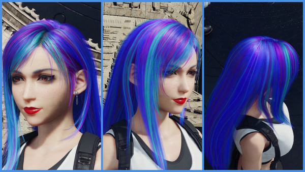 《最終幻想7:重生》蒂法多彩發色MOD