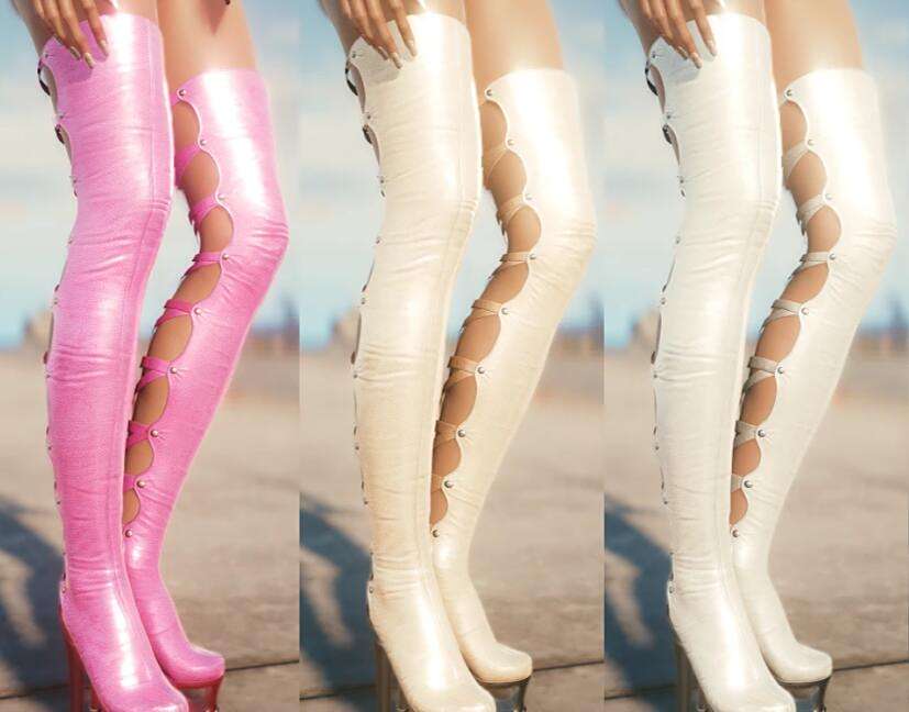 《賽博朋克2077》ANGEL刺客姐妹靴子MOD