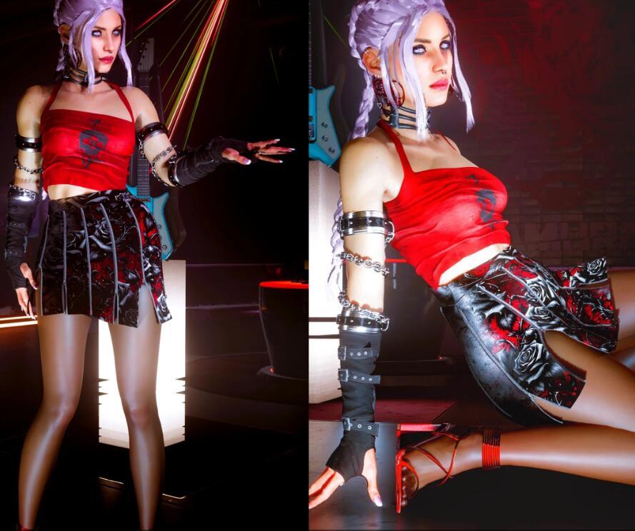 《賽博朋克2077》迷你裙子MOD