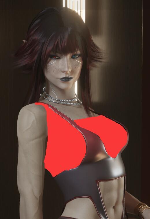 《賽博朋克2077》東南泳衣MOD