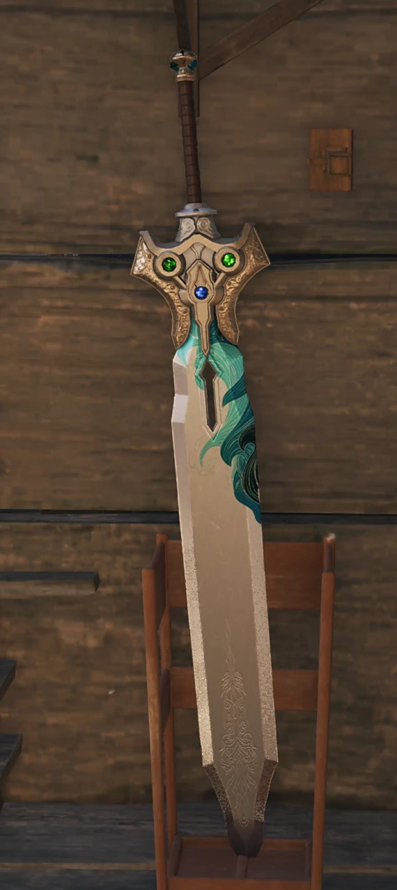 《最終幻想7:重生》背部武器特效添加MOD