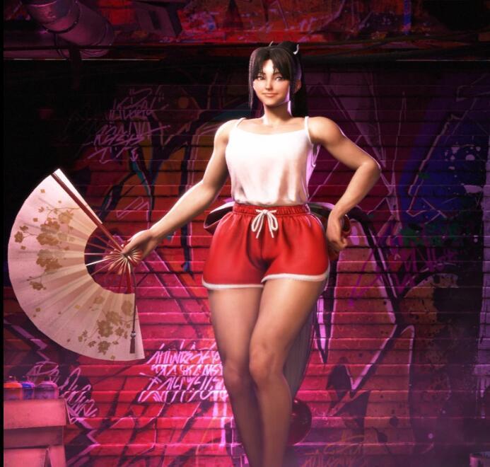 《街頭霸王6》不知火舞C1吊帶休閑裝MOD