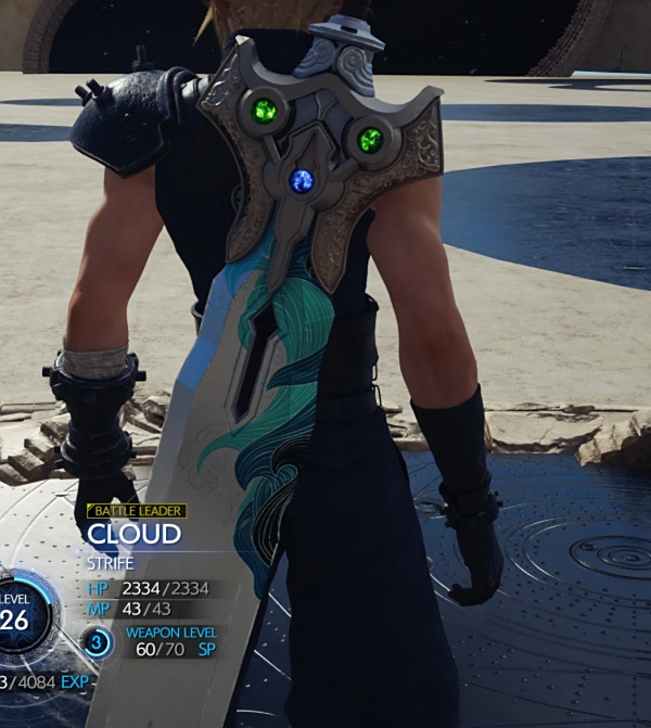 《最終幻想7:重生》背部武器特效添加MOD